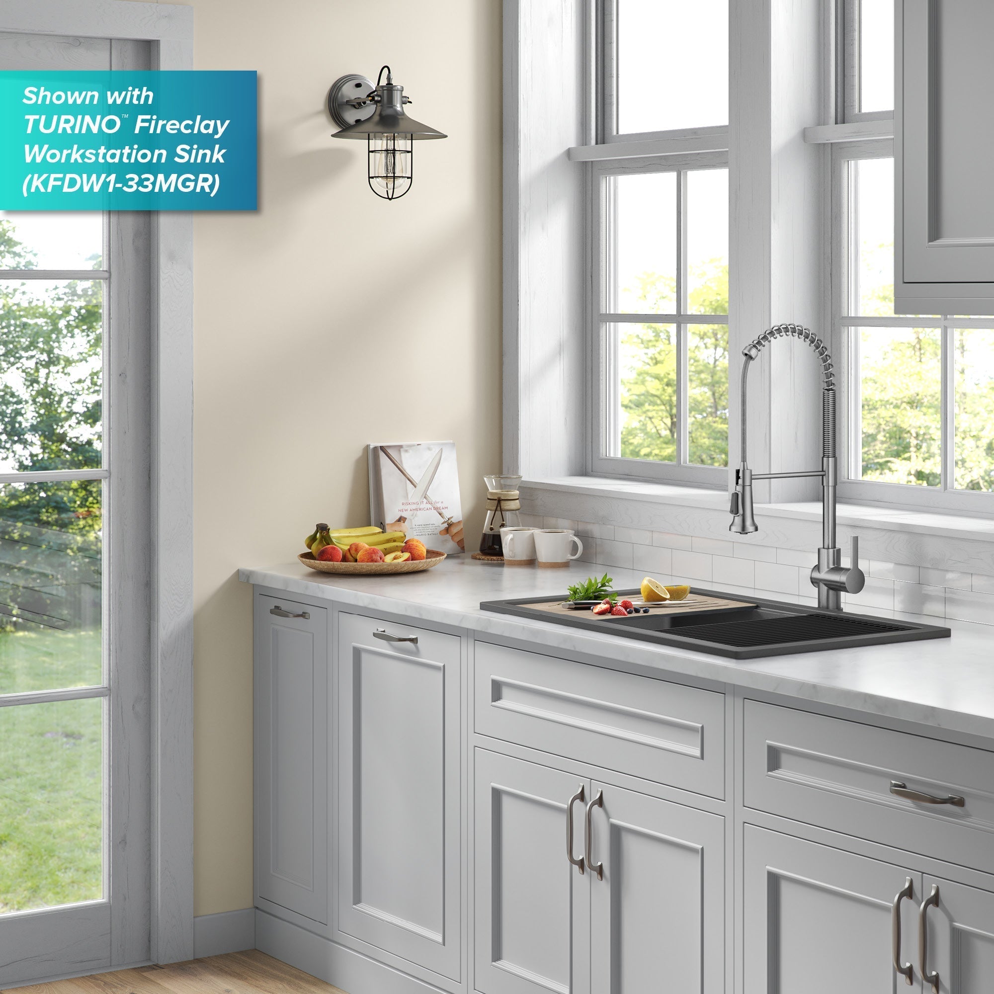 KRAUS Britt Touchless Pull-Down Single Handle Faucet in Spot Free Stainless Steel -  KSF-1691SFS