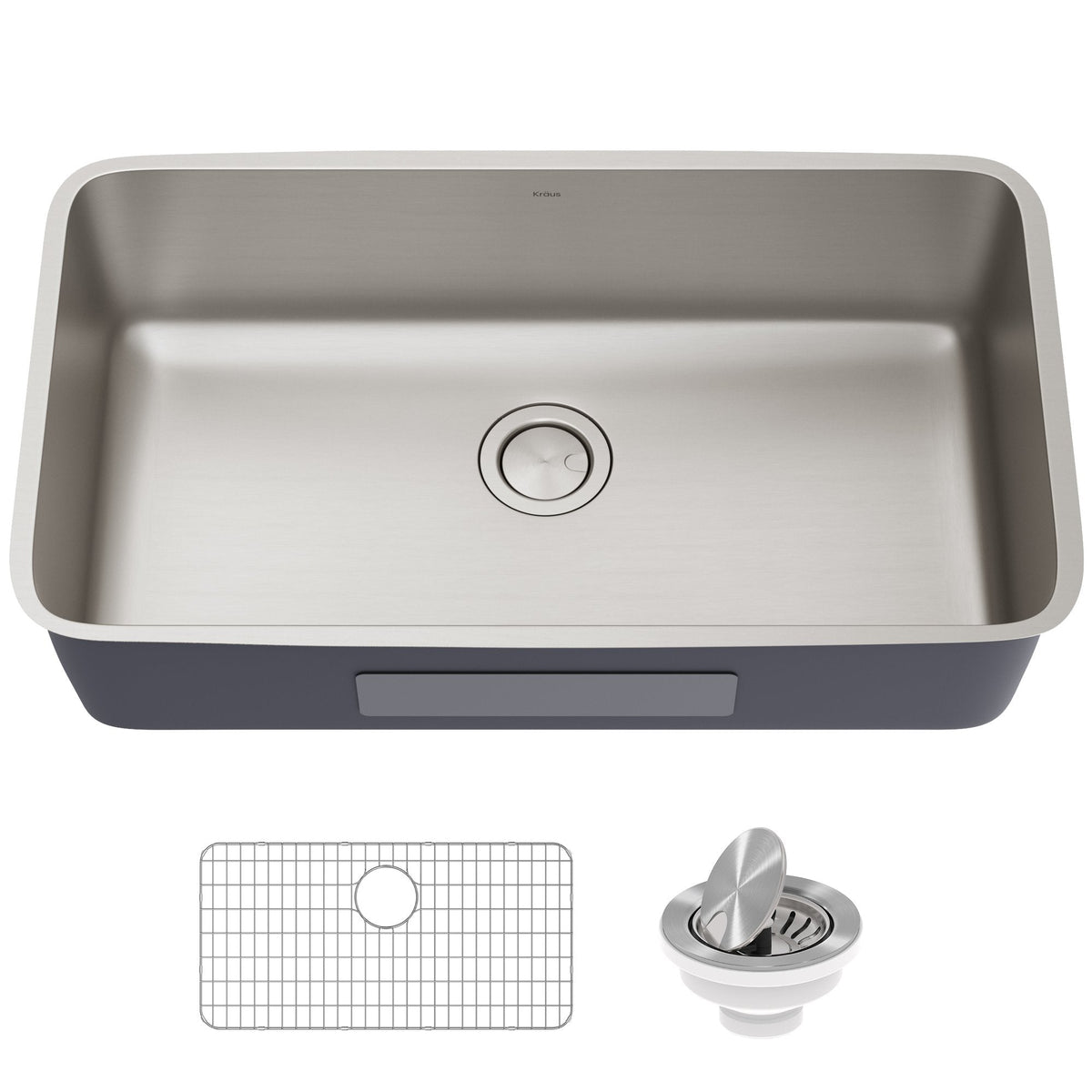 KRAUS Dex 33" Undermount 16 Gauge Stainless Steel Kitchen Sink - KA1US33B