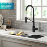 KRAUS Oletto Touchless Pull-Down Single Handle Faucet in Matte Black - KSF-2631MB