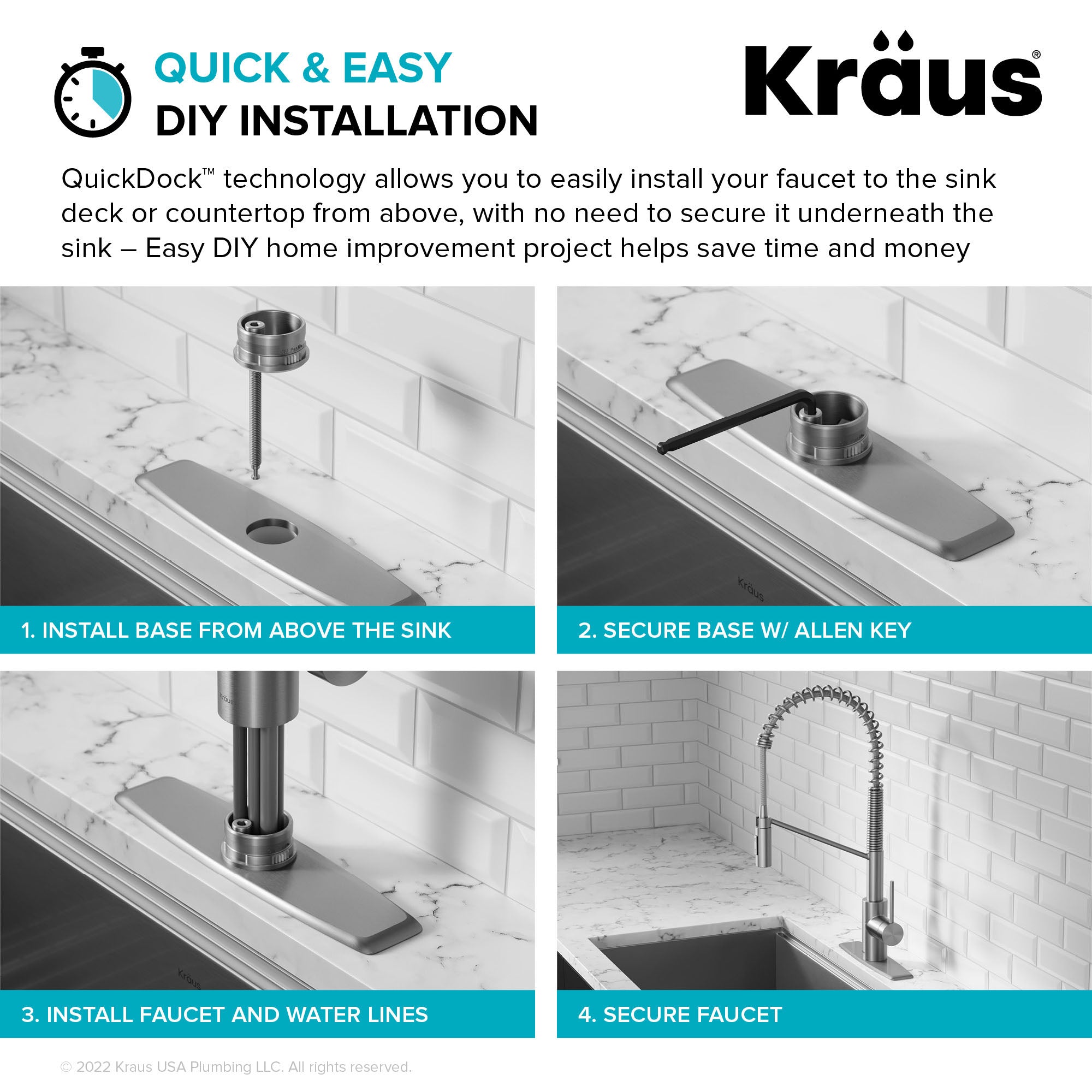KRAUS Britt Touchless Pull-Down Single Handle Faucet in Spot Free Stainless Steel -  KSF-1691SFS