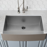 KRAUS Standart PRO 30" 16 Gauge Single Bowl Stainless Steel Farmhouse Kitchen Sink - KHF200-30
