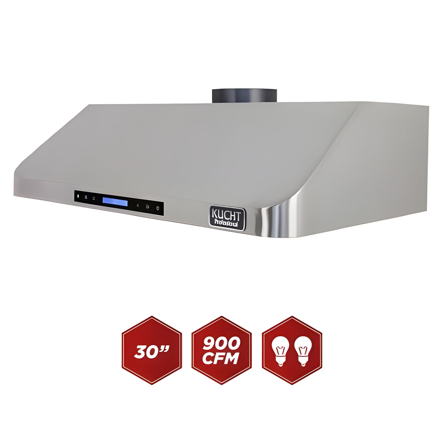 Kucht Professional 30" Under Cabinet Range Hood 900 CFM in Stainless Steel - KRH301A