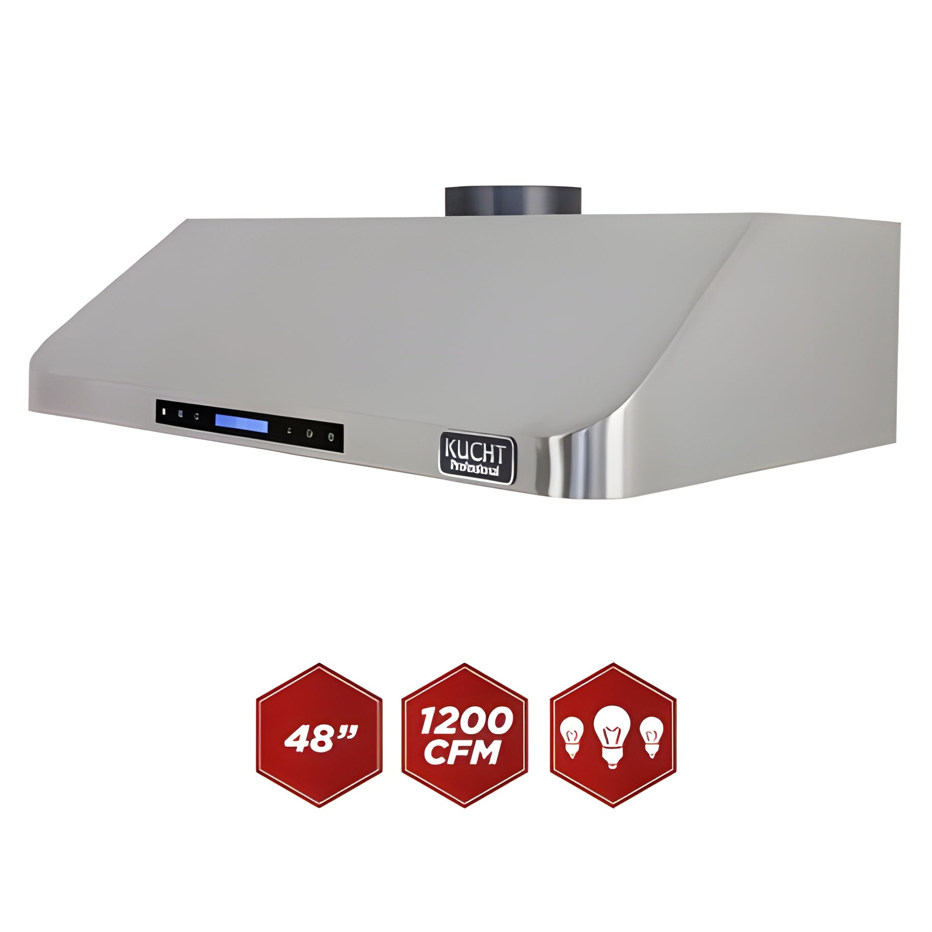 Kucht Professional 48" Under Cabinet Range Hood 1,200 CFM in Stainless Steel - KRH481A