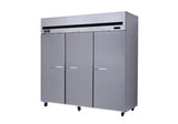 Kool-It KTSR-3 | 81" Wide 3 Door Top Mount Reach-In Refrigerator - KTSR-3