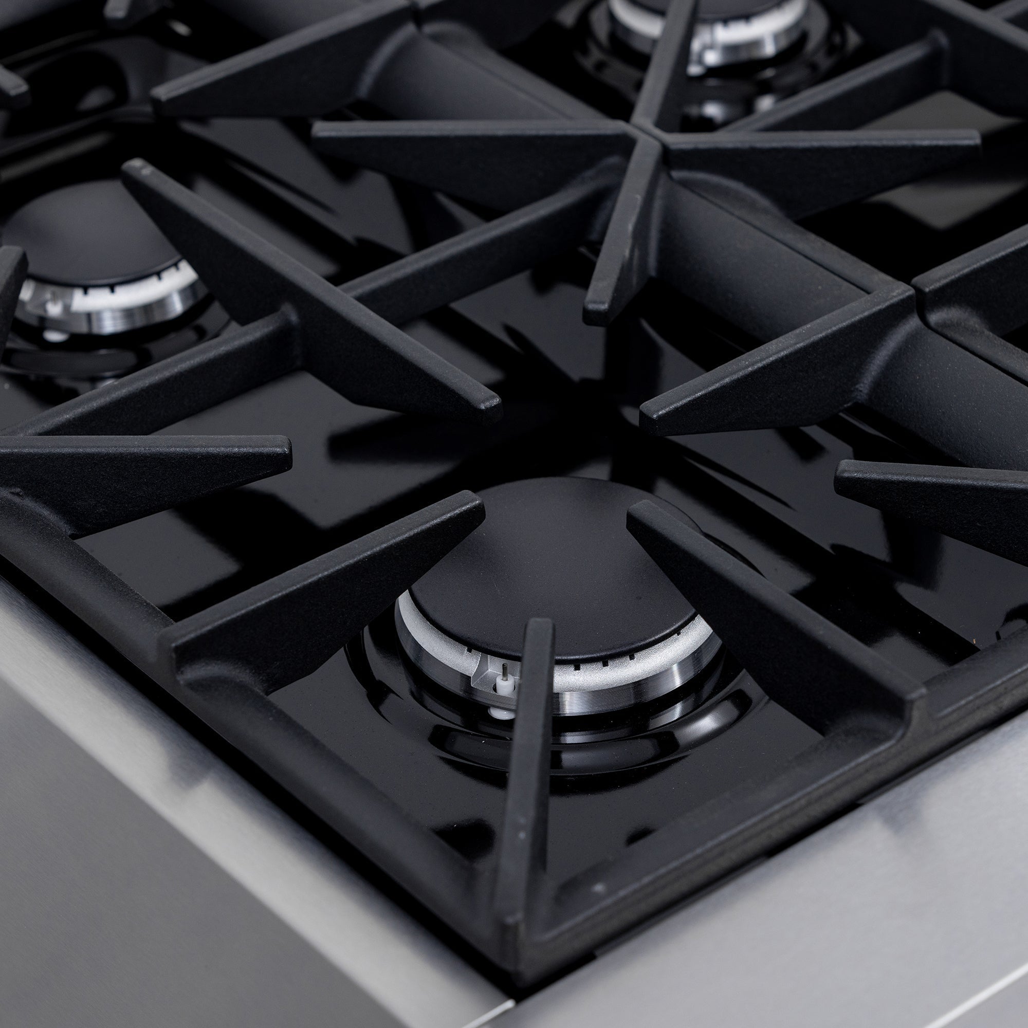 Kucht 36" 5.2 cu. ft. 6 Burner Natural Gas Dual Fuel Range in Stainless Steel with Digital Thermostat - KXP36-SS