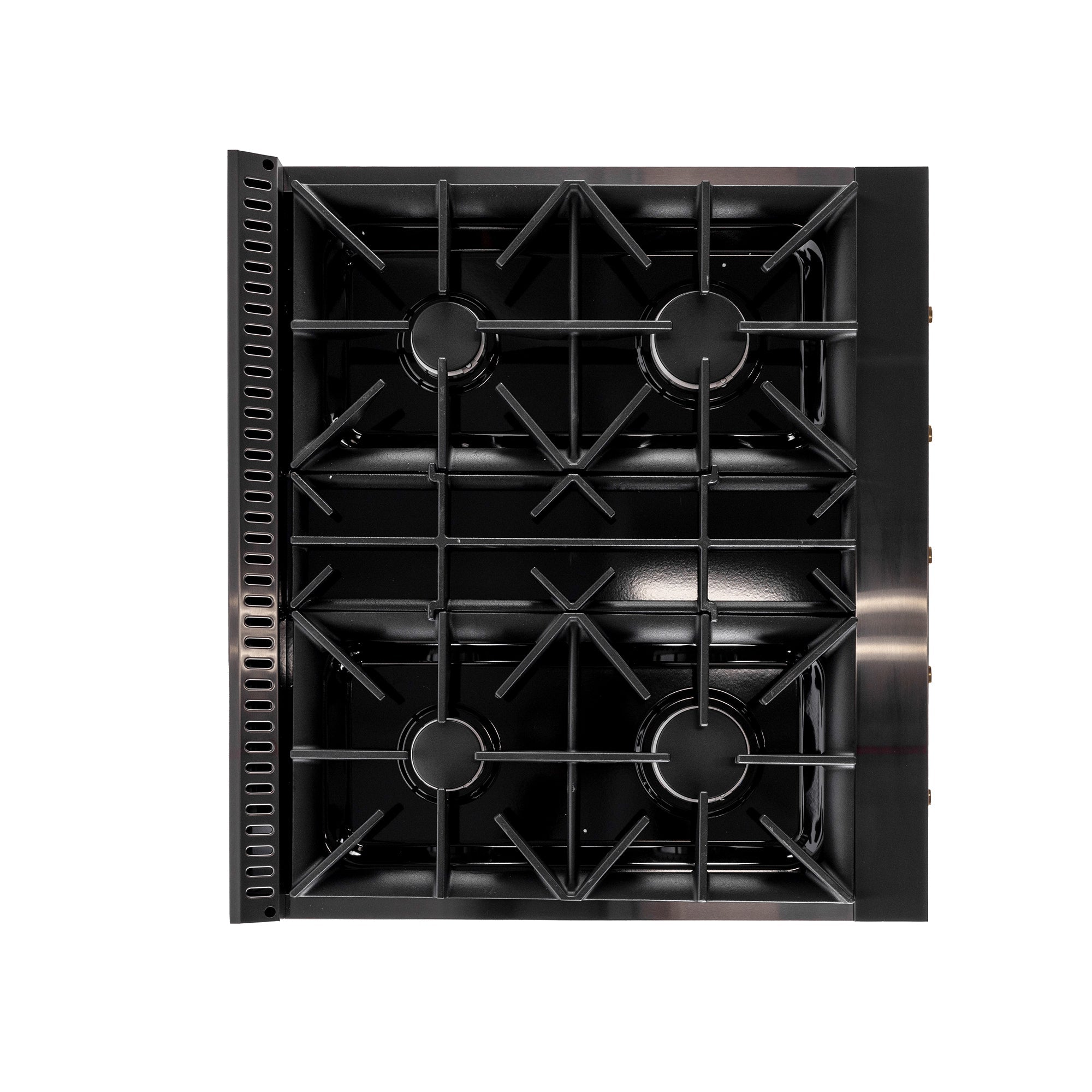 Kucht 30" 4.2 cu. ft. 4 Burner Natural Gas Dual Fuel Range in Titanium Stainle - KXD30