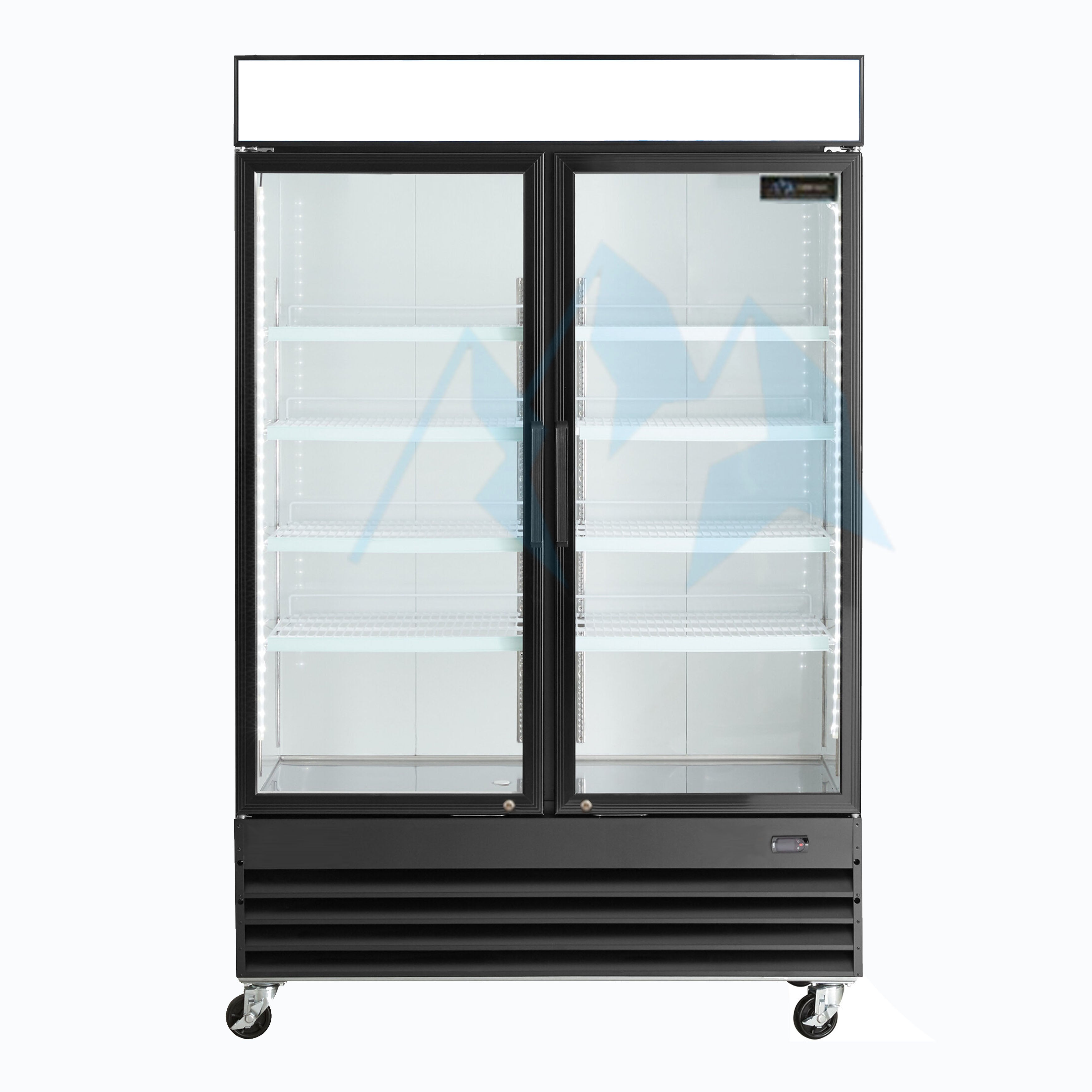 Chef AAA -Commercial 47" 2 Glass Door Refrigerator 41.2 cu. ft. - TSM41R