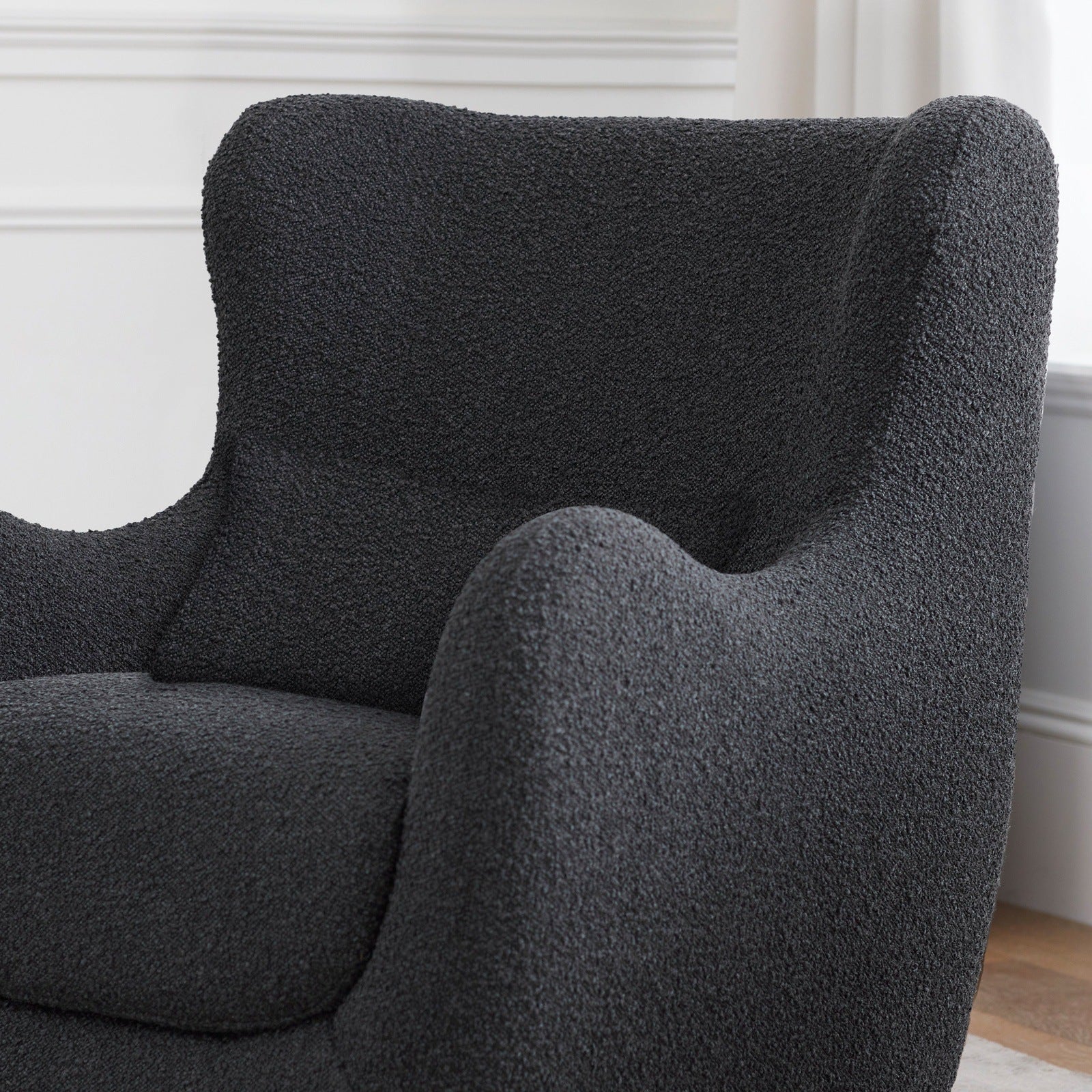 Nursery Works Solstice Swivel Glider in Boucle