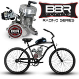 Tracer 26 Inch Men's Ace Beach Cruiser + BBR Tuning 2-Stroke Stage 4 Performance Engine - MB-TOUCH-M-BK + STK-BEK80-S + FH-CDI-ST1 + BBR-HPHEAD + FH-EXPCHAMB-CRM + WPS-2-B6HS + SD-HPCARB