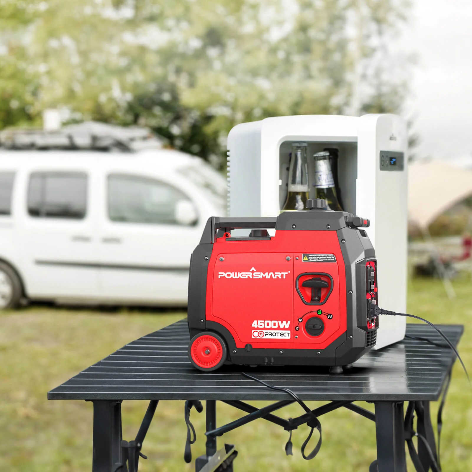 Powersmart Inverter Generator 3600W/4500W Low THD Parallel and RV Ready with CO Detect 4 Stroke Gas Electric Start New - PS5045CE