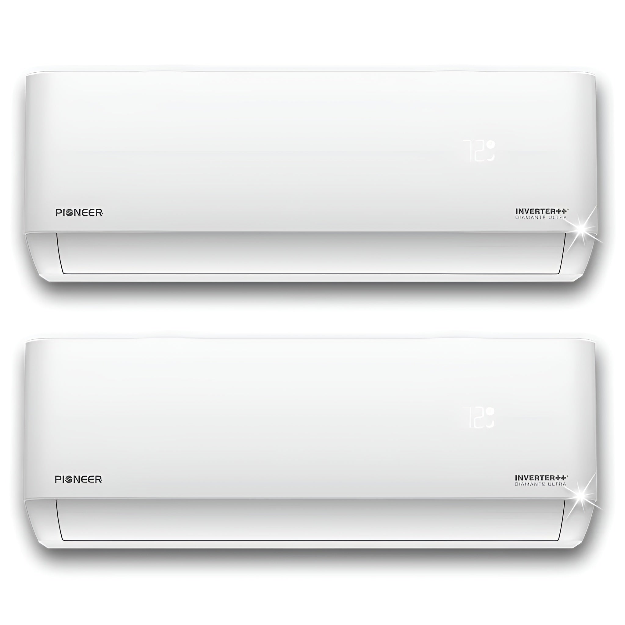 Pioneer Mini Split 36,000 BTU 2 Zone Ductless Air Conditioner and Heat Pump - WYT040GLHI22M4-18W-18W