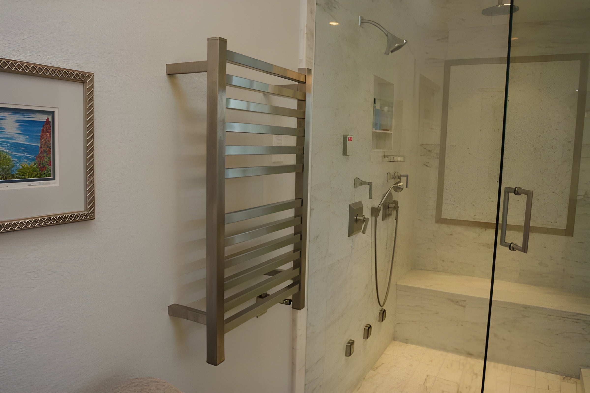 Amba Heated Towel Rack Model Q2033 Height 33 1/4″ - Q2033B