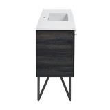 Swiss Madison Annecy 48" Bathroom Vanity in Black Walnut - SM-BV224 - Backyard Provider