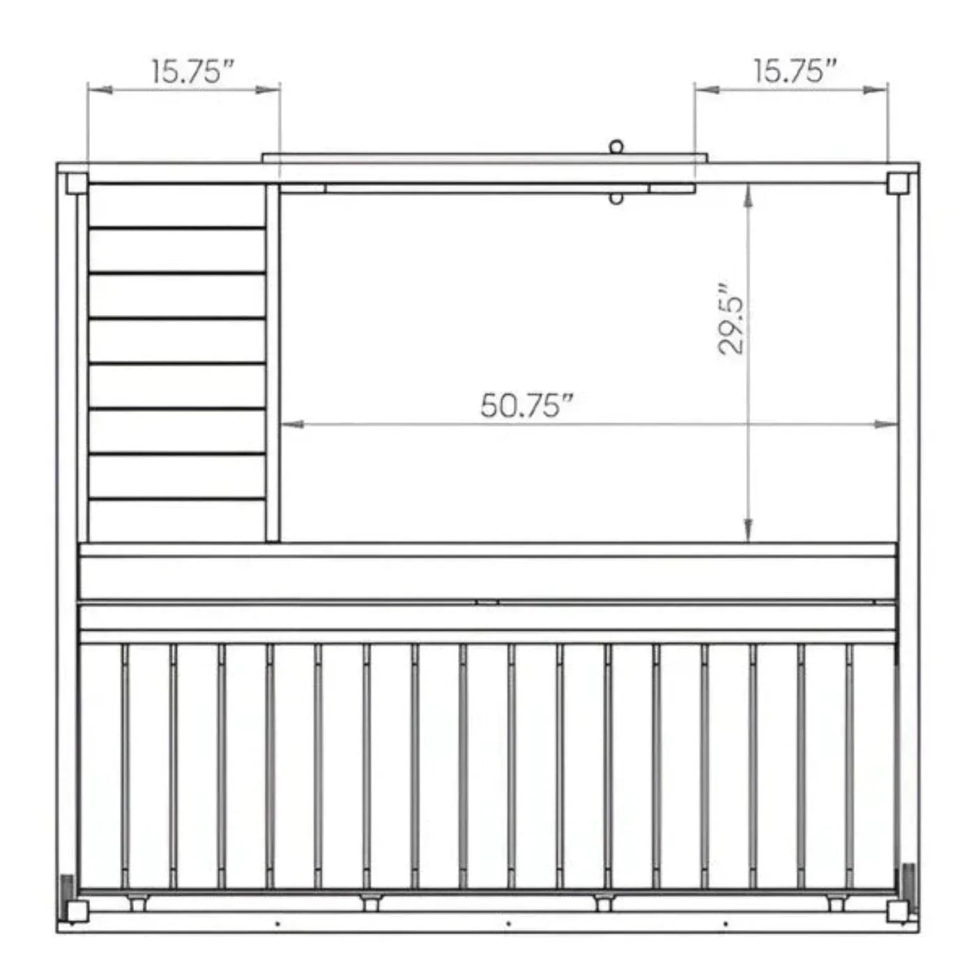 SaunaLife Model G2 4-Person Outdoor Home Sauna Kit SL-MODELG2