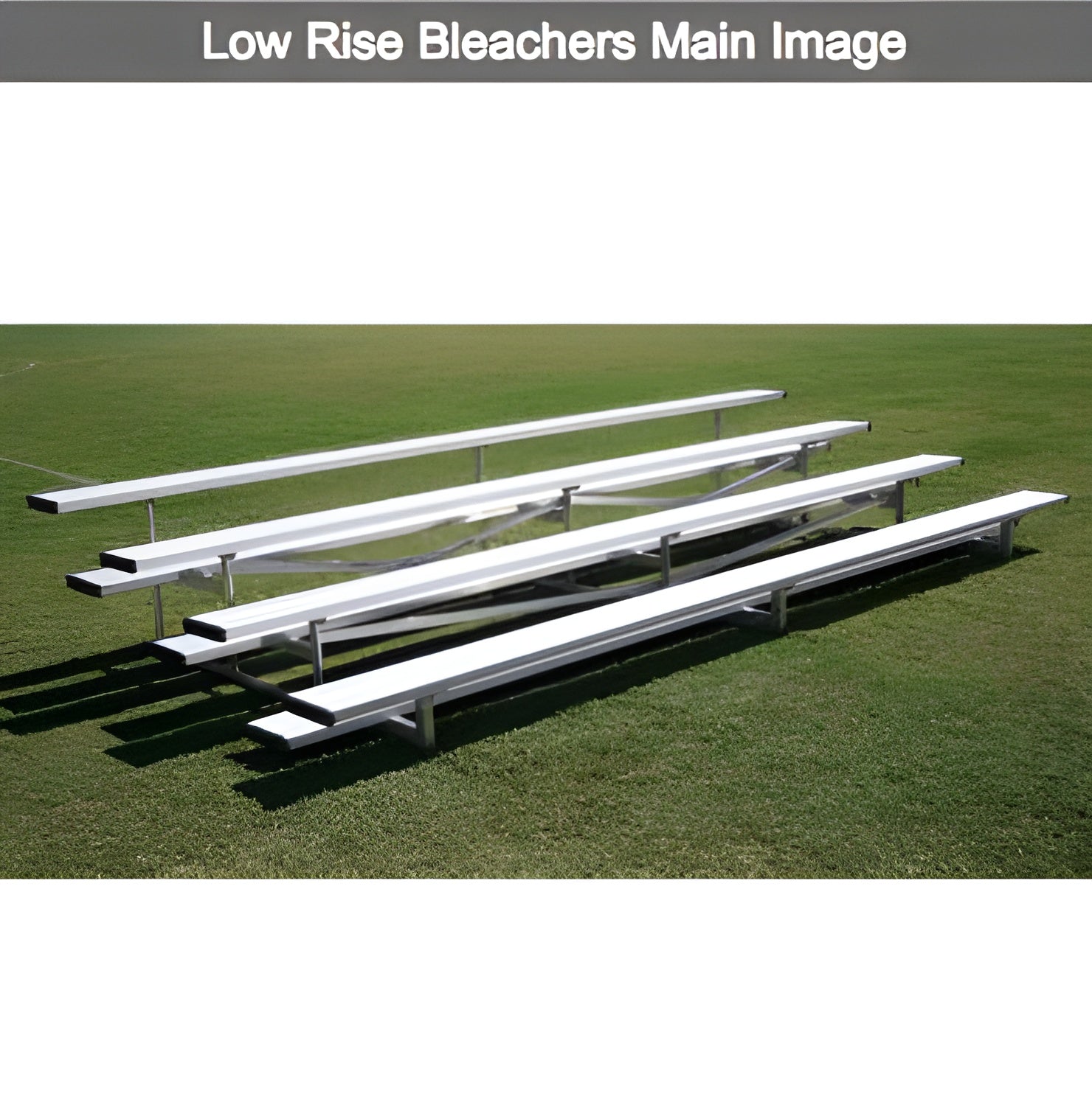 Bleacher 2 or 3 Rows Aluminum Preferred Bleachers - NB-0307.5APRF