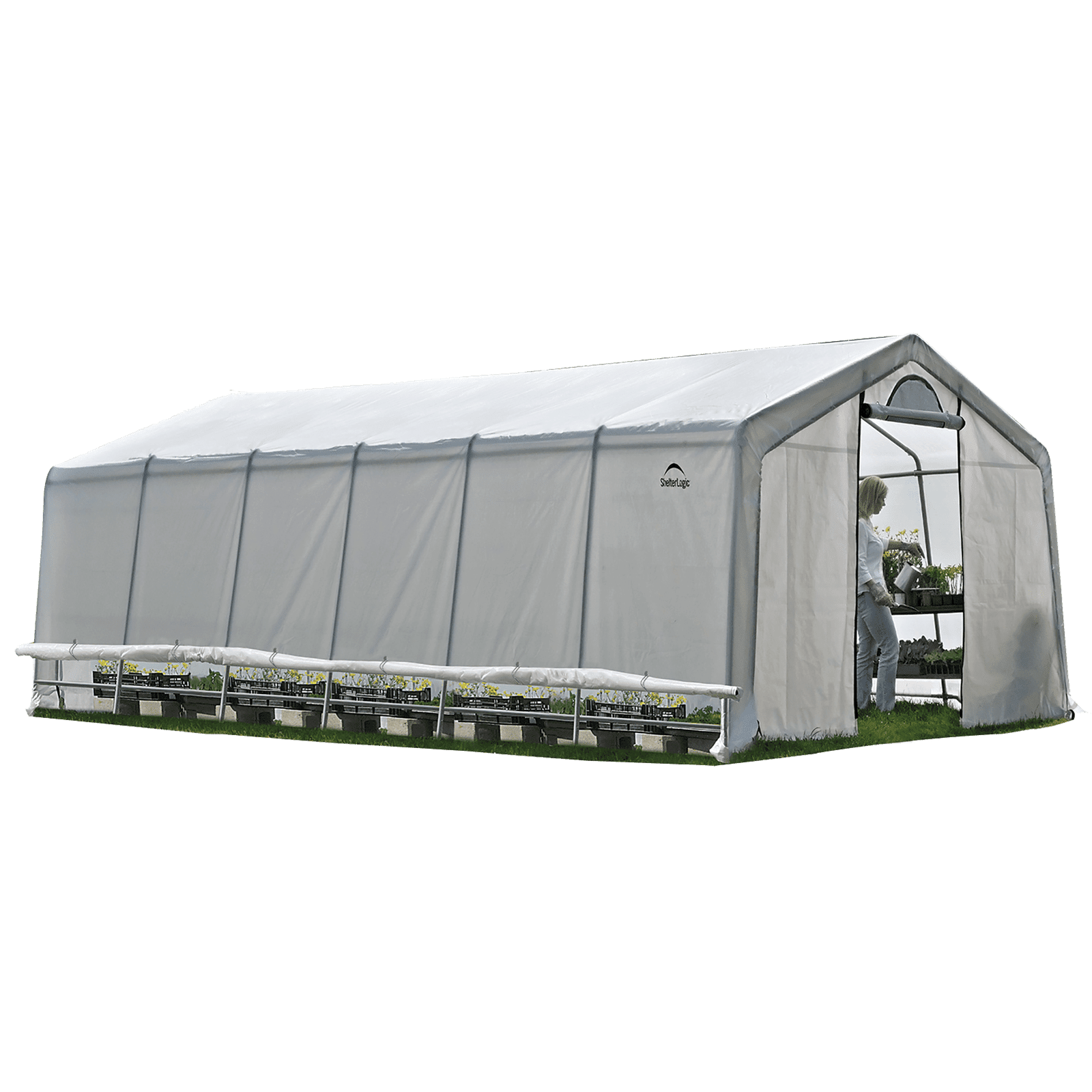 ShelterLogic | GrowIT Heavy Duty Translucent Grow Tent 12 ft. Wide - 70590