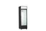 Kool-It KGM-13 | 23" Wide 1 Swing Door Black Merchandiser Refrigerator - KGM-13