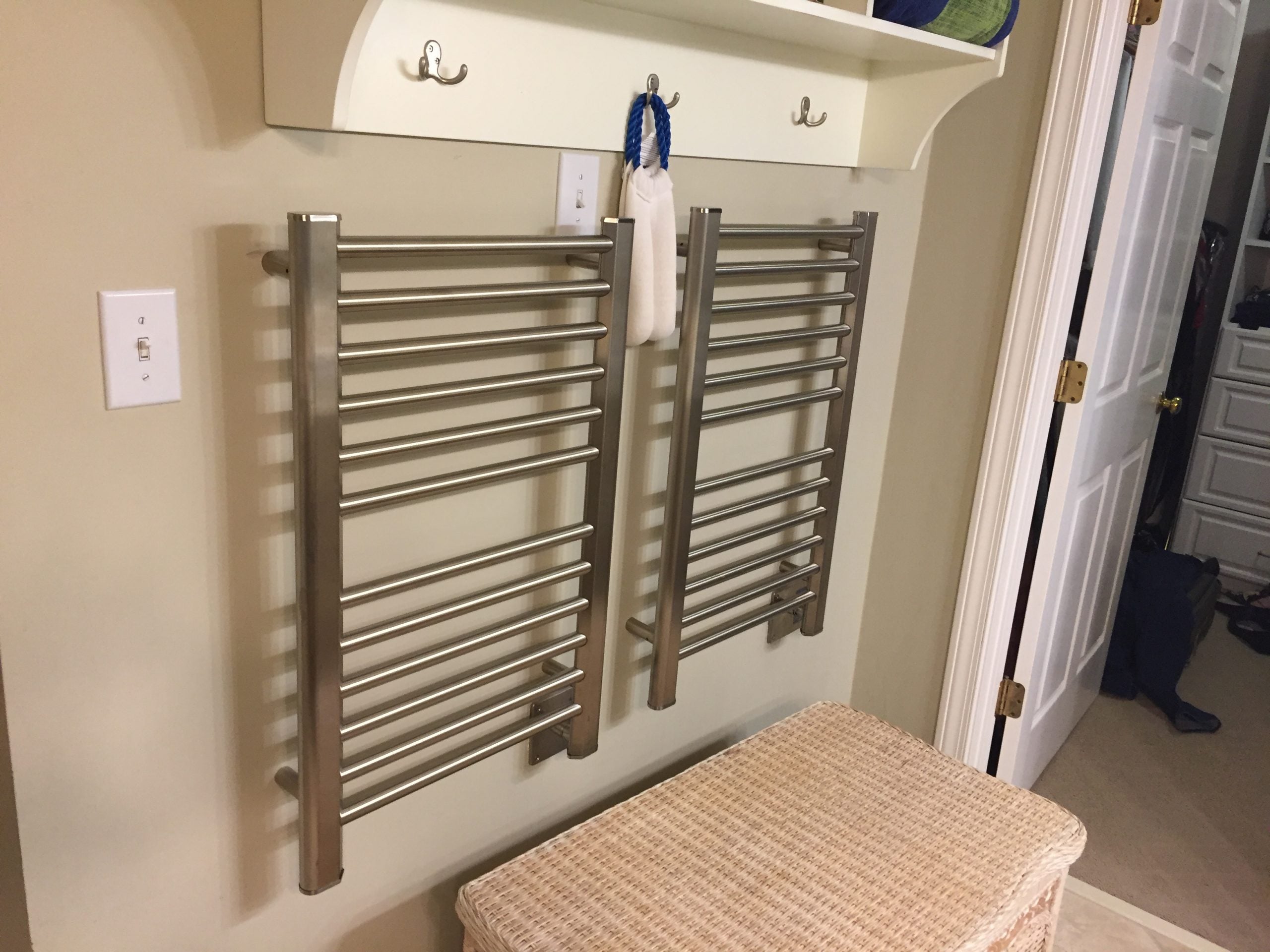 Amba Heated Towel Rack Model S2133 Height 33 1/4 - S2133B