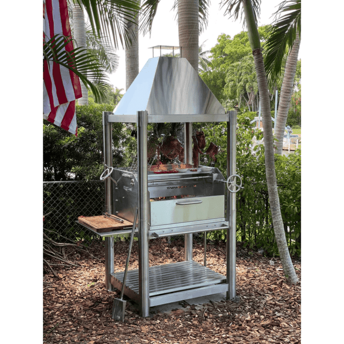 Tagwood BBQ Premium Freestanding Santa Maria Argentine Grill Stainless Steel - BBQ02SS