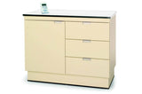 VetLine Veterinary Exam Cabinet Table with Storage & Scale - TEC-300-42SC-BLK