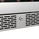 Avallon 30 Inch Wide 46 Bottle Capacity Wine Cooler with Door Locks and 4 Cooling Zones - AWC152DZDUAL