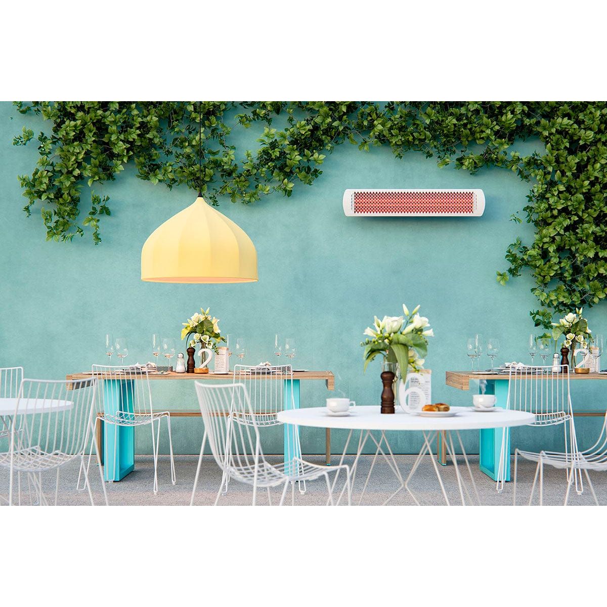 Bromic Tungsten Smart-Heat 6000 Watt Radiant Infrared Outdoor Electric Heater | White - BH0420013