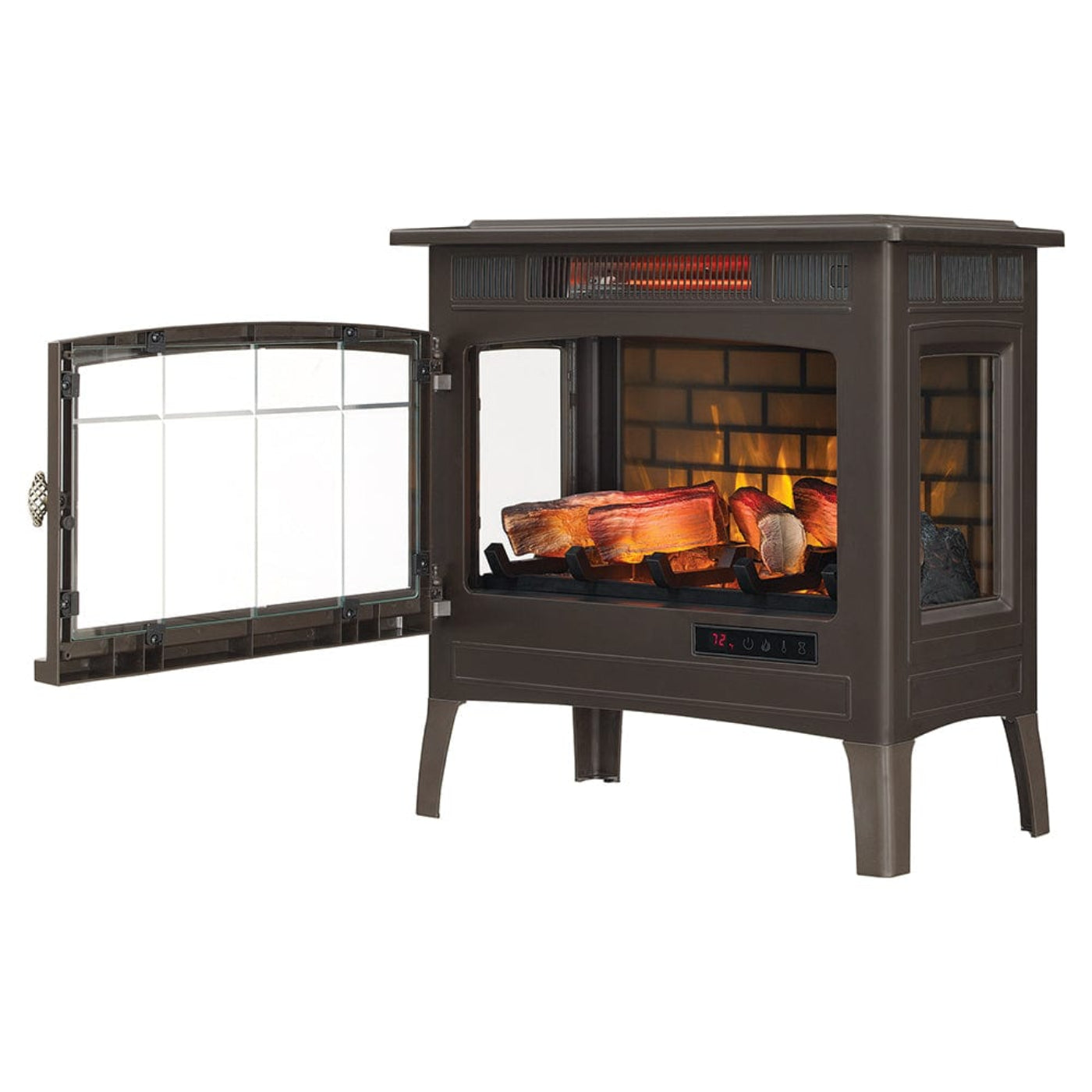 Duraflame 3D Bronze Infrared Electric Fireplace Stove with Remote Control - DFI-5010-02 - 172436