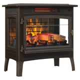Duraflame 3D Bronze Infrared Electric Fireplace Stove with Remote Control - DFI-5010-02 - 172436