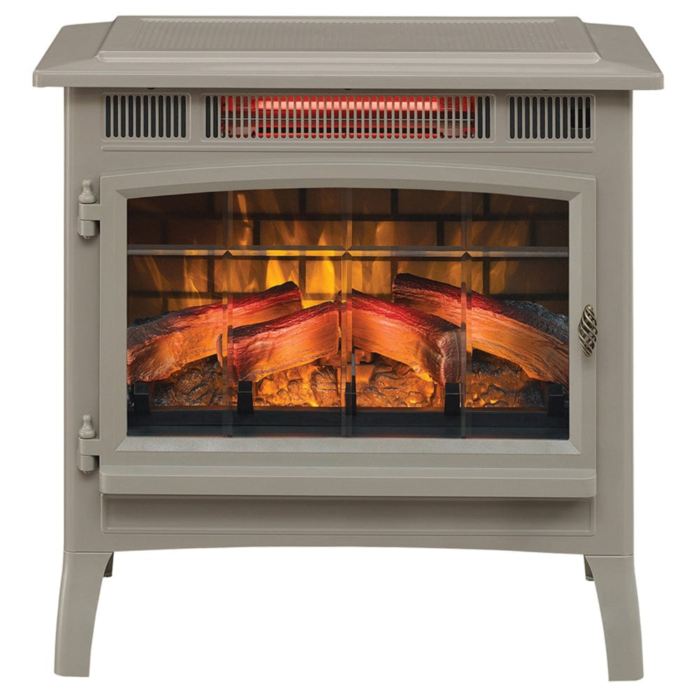 Duraflame 3D French Grey Infrared Electric Fireplace Stove with Remote Control - 172439
