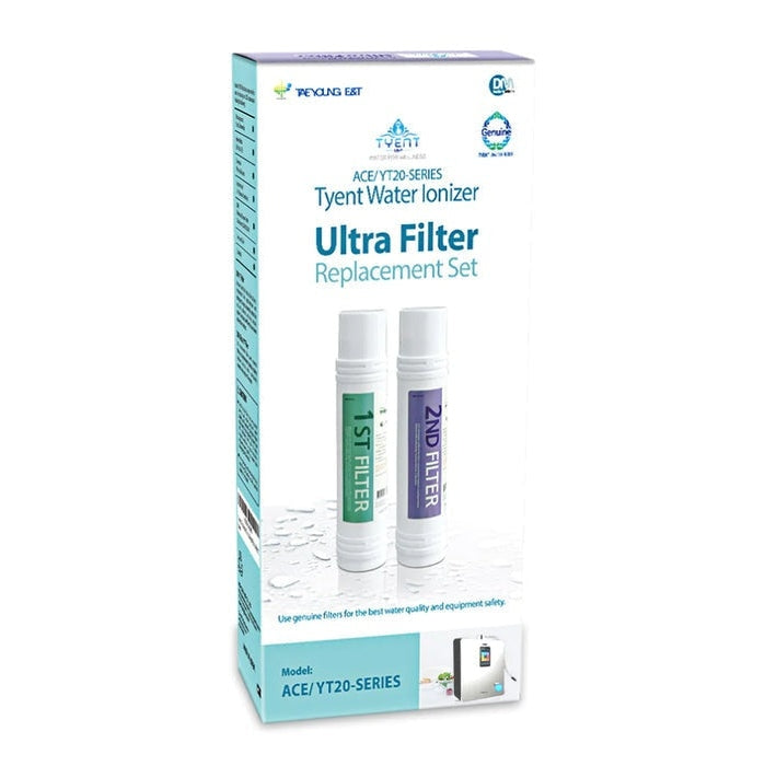 Tyent ACE Ultra Filter Set: Fits 11 & 13 Plate ACE Countertop Water Ionizers