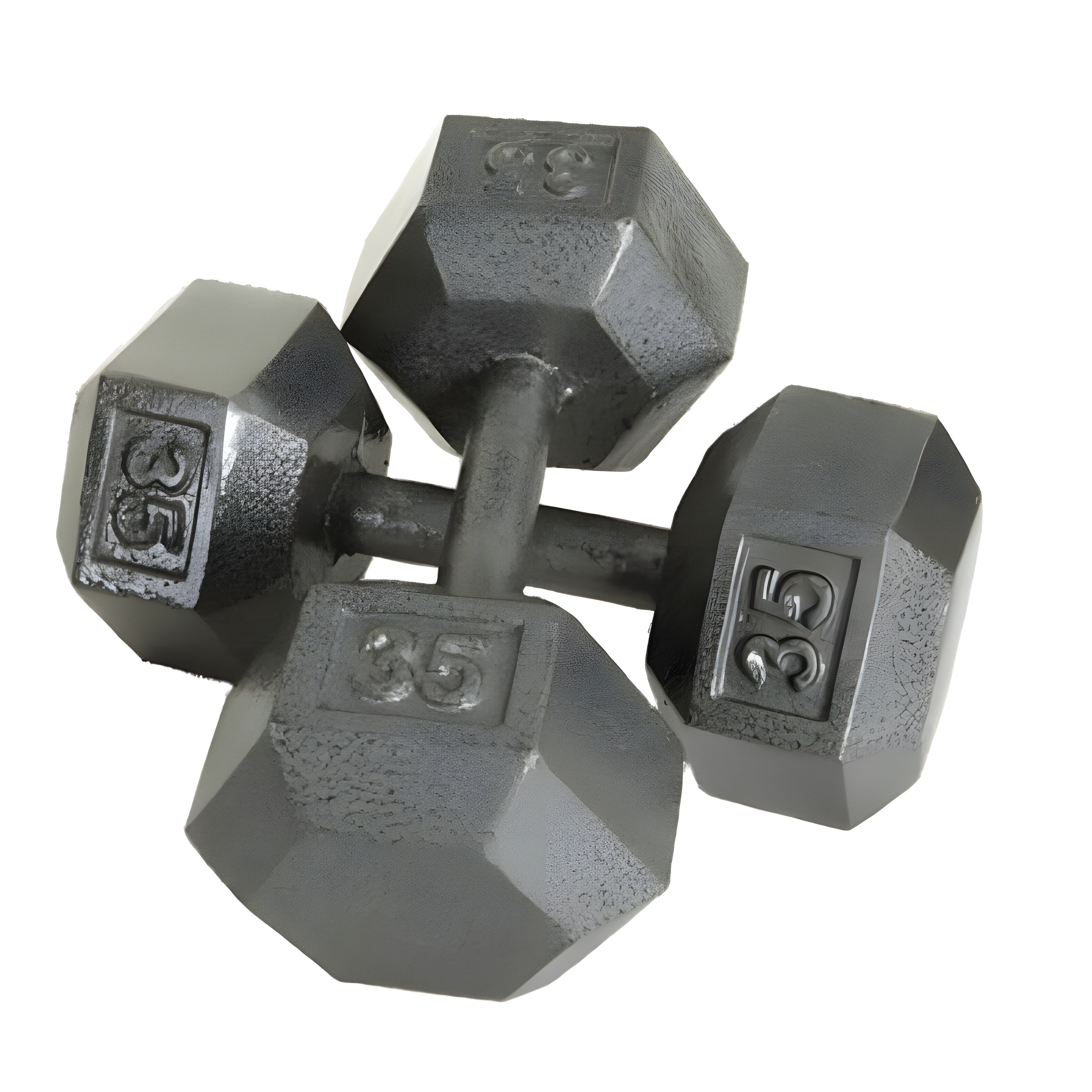 USA Sports by Troy  Iron Hex Dumbbell Set with Rack - VERTPAC-IHD50