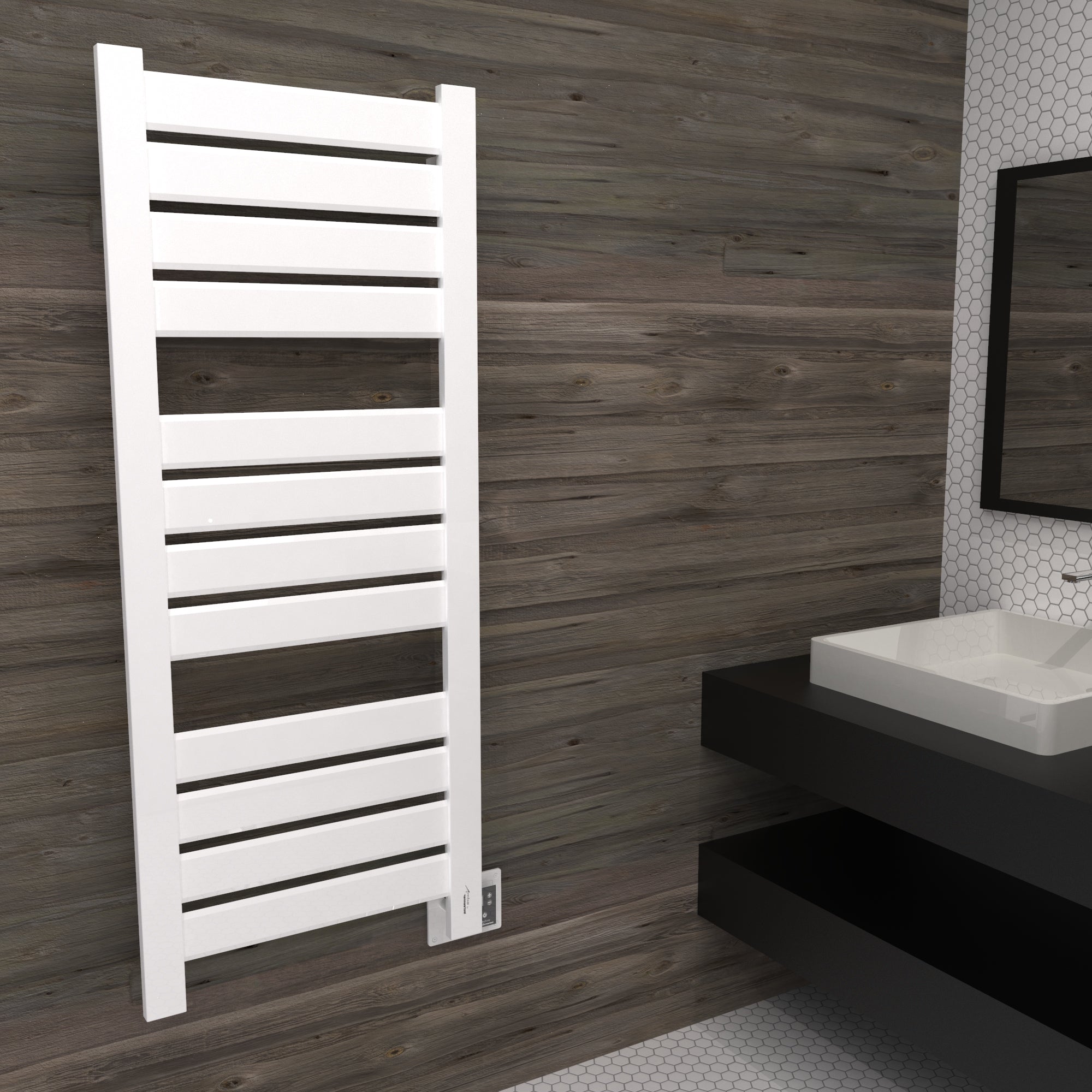 Amba Heated Towel Rack Model V2356 Hight 55 7/8″ - V2356B