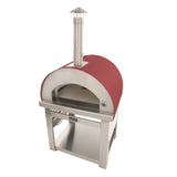 KUCHT Venice Wood-Fired Outdoor Pizza Oven in Red - Venice-R
