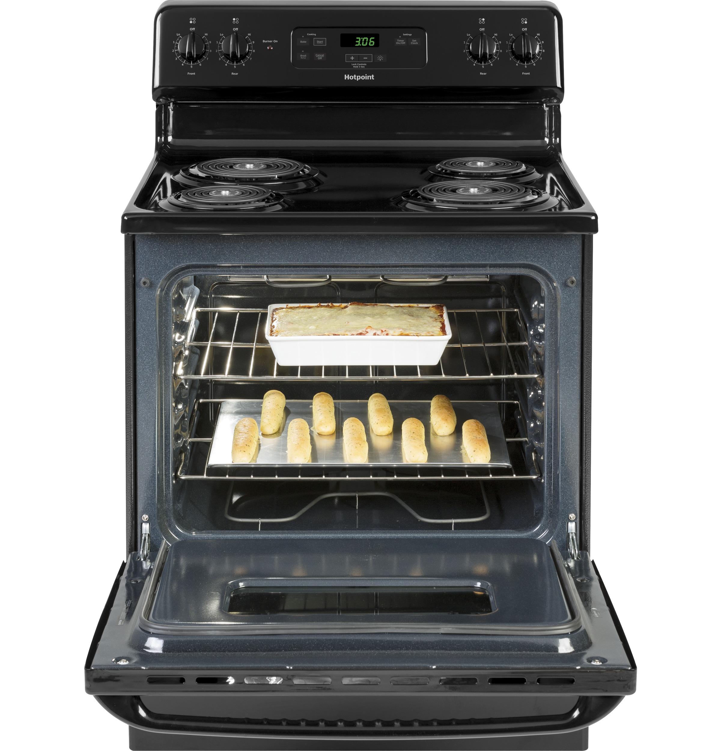 HOTPOINT 30" Free-Standing Standard Clean Electric Range - RBS360DMBB-KT
