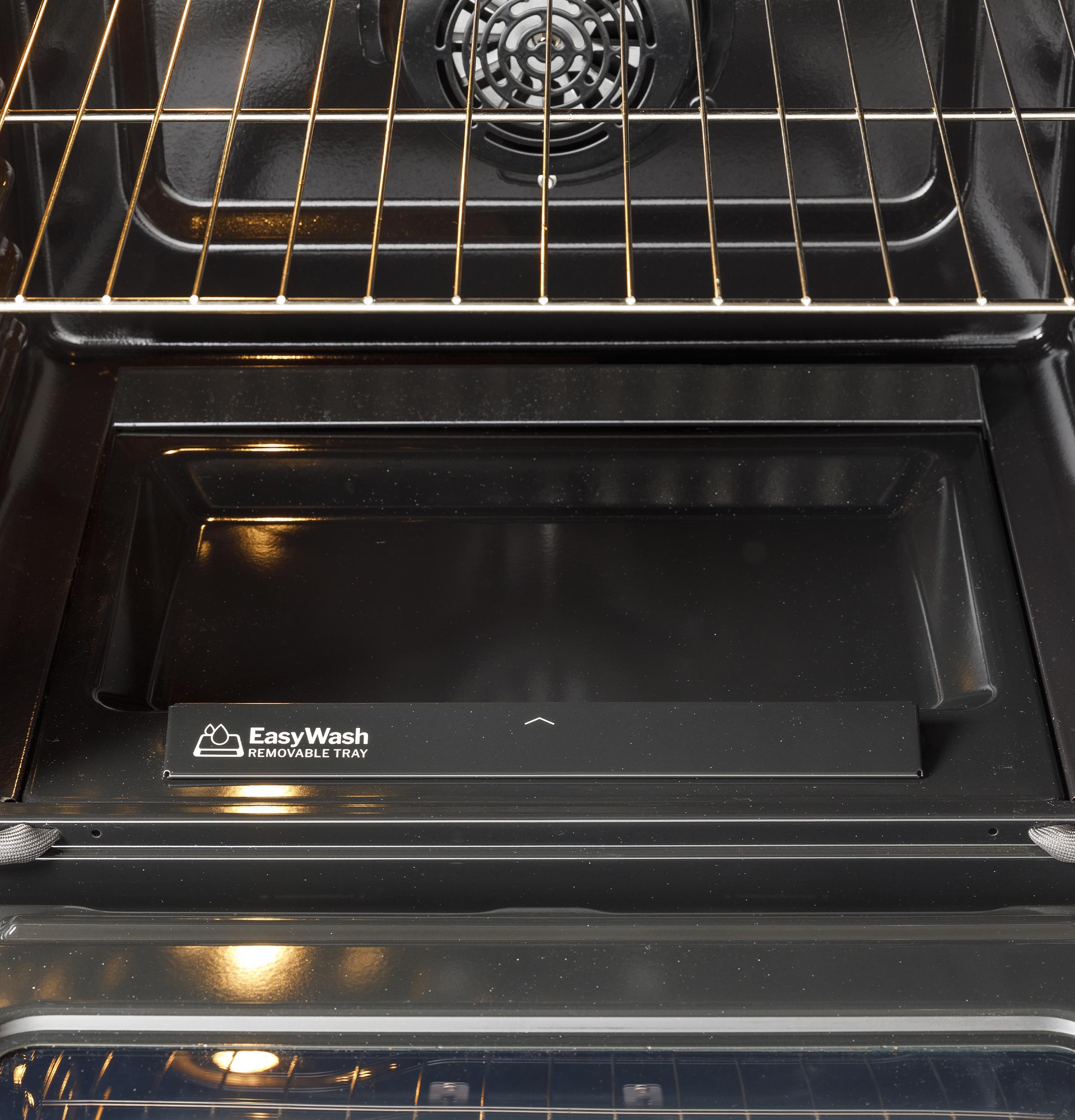 GE APPLIANCES GGF600AVWW GE(R) 30" Free-Standing Gas Convection Range with No Preheat Air Fry and EasyWash(TM) Oven Tray - GGF600AVWW-KT