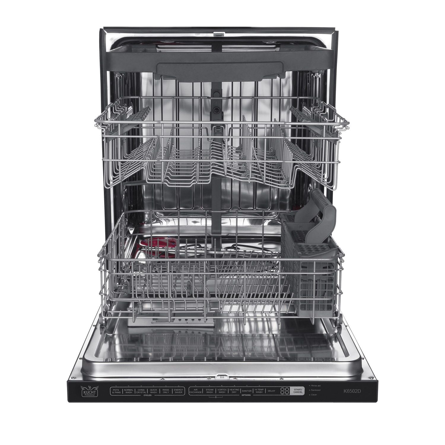 Kucht 24 in. Professional Top Control Dishwasher in Stainless Steel with Stainless Steel Tub - K6502D