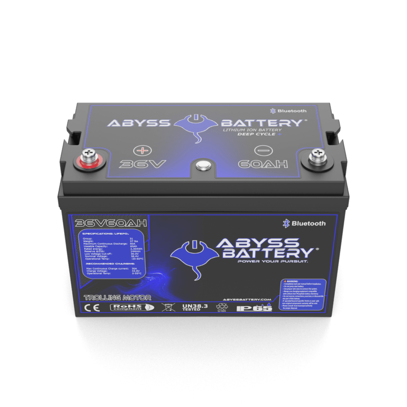 Abyss Battery 36v 60ah Lithium Trolling Motor Battery - Ab-36v60-Bt