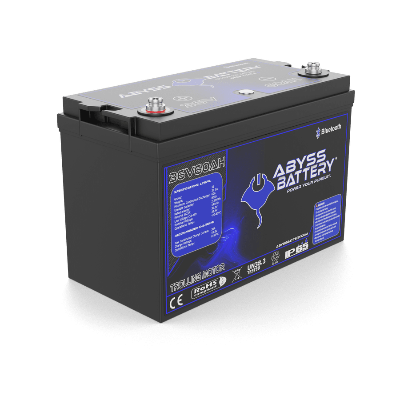 Abyss Battery 36v 60ah Lithium Trolling Motor Battery - Ab-36v60-Bt