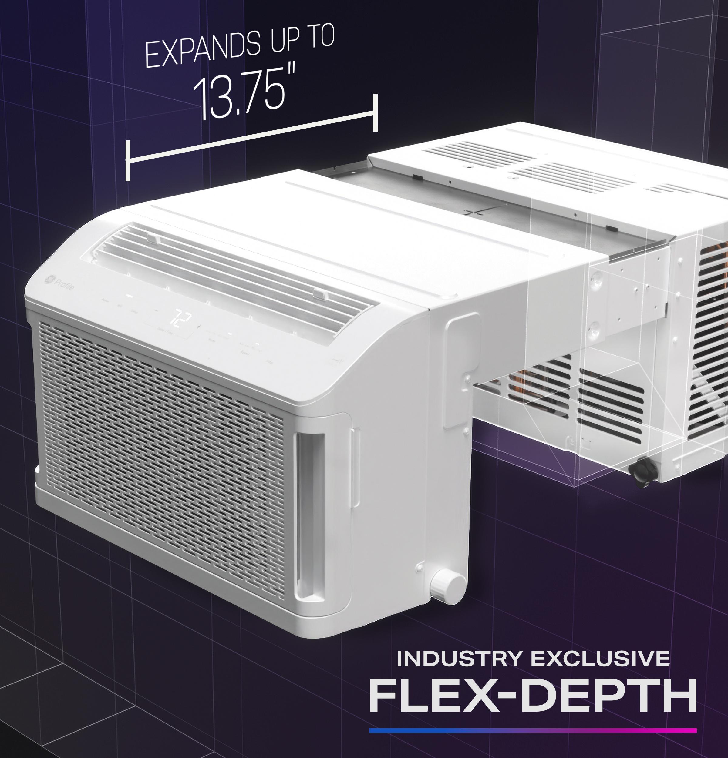 GE APPLIANCES PHNT10CC GE Profile ClearView(TM) ENERGY STAR(R) 10,300 BTU Inverter Smart Ultra Quiet Window Air Conditioner for Medium Rooms up to 450 sq. ft. - PHNT10CC-KT