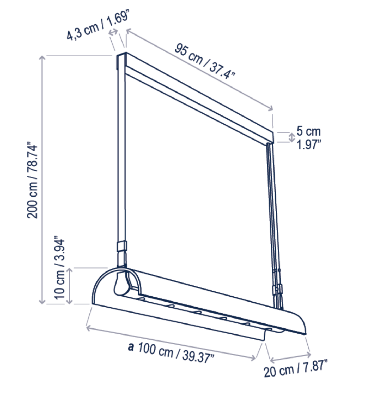Bover Aluet S/100 LED Dimmable Pendant - 13201210322U