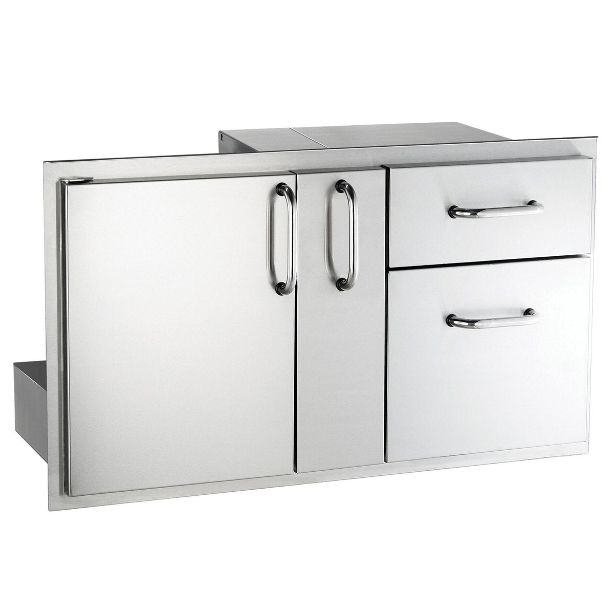 AOG 36-Inch Access Door With Platter Storage And Double Drawer - 18-36-SSDD