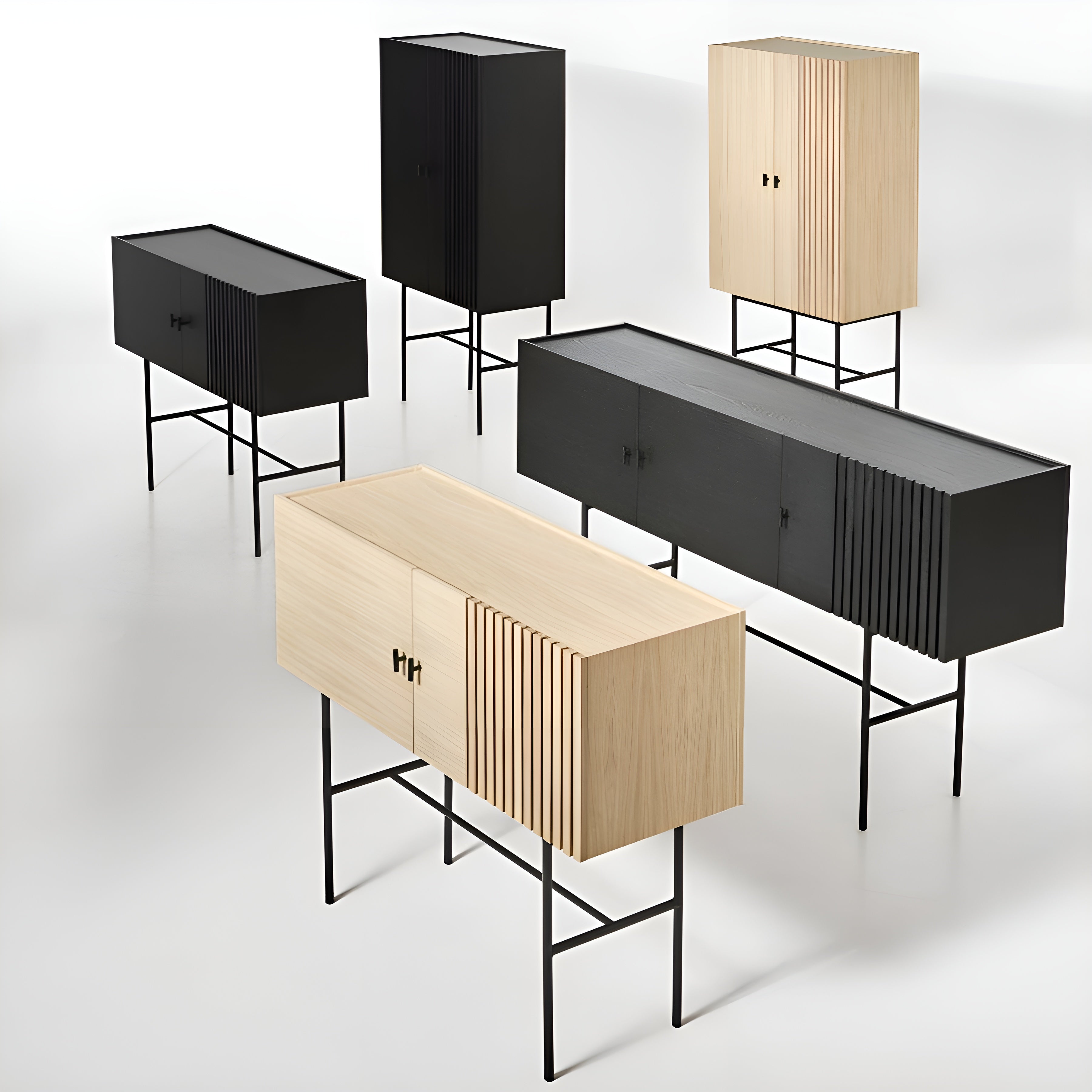 Woud Array Highboard 80