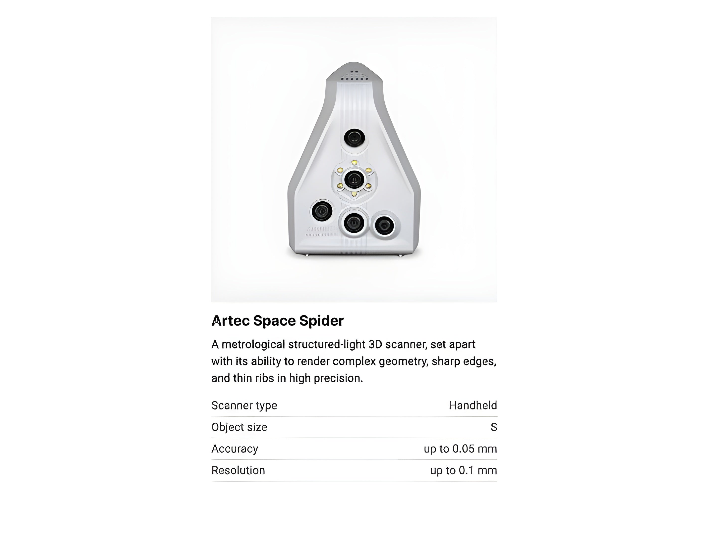 Artec Leo and Space Spider 3D Scanner Bundle