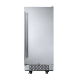 Avallon 15 Inch Wide 3.3 Cu.Ft. Energy Efficient Outdoor Approved Beverage Center with LED Lighting - AFR151SSODRH