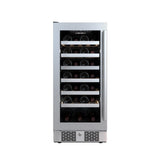 Avallon 15 Inch Wide 27 Bottle Capacity Single Zone Wine Cooler with Left Swing Door - AWC152SZLH