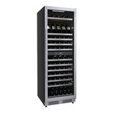 Avallon 24 Inch Wide 140 Bottle Capacity Built-In or Free Standing Wine Cooler with Wood Shelves, Dual Zone Cooling, Door Alarm, Door Lock and Energy Star Rated - AWC243TDZRHA