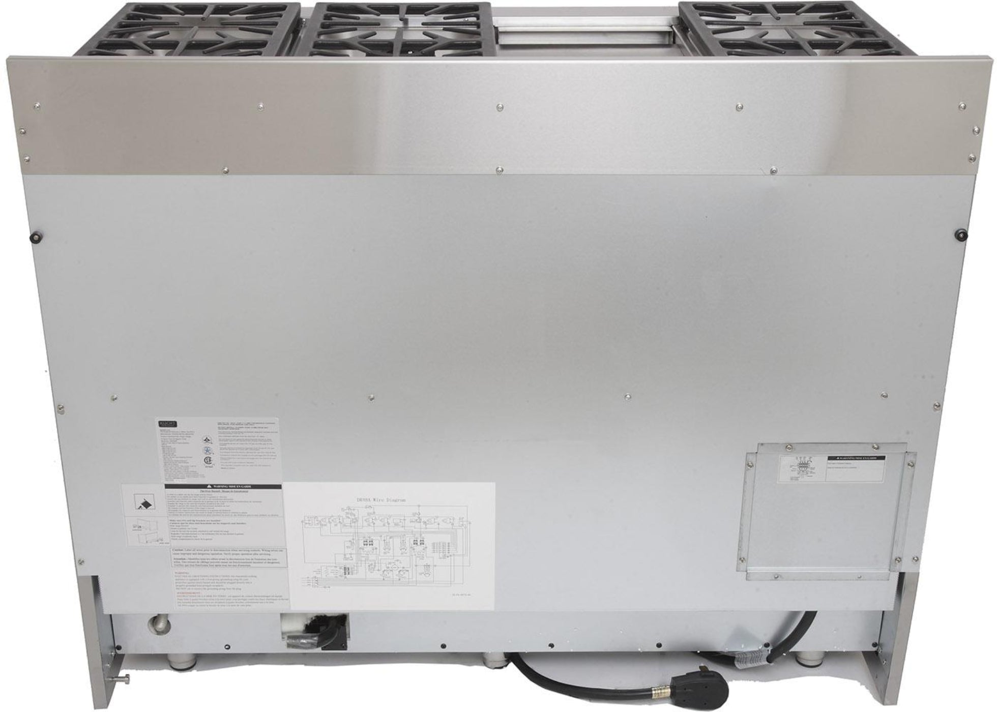 Kucht Professional 48 in. 6.7 cu ft. Natural Gas Range with Silver Knobs - KRG4804U-S