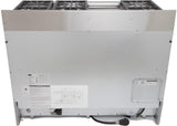 Kucht Professional 48 in. 6.7 cu ft. Propane Gas Range with Silver Knobs - KRG4804U/LP-S