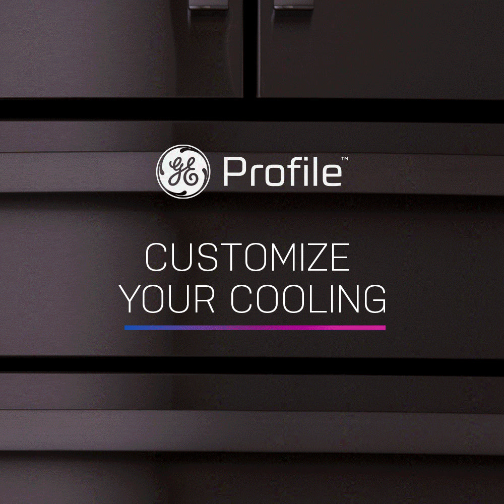 GE Profile 23.2 Cu. Ft. Smart Counter-Depth French-Door Refrigerator, 4-Door, Dual-Dispense AutoFill – PJE23BYWFS-KT
