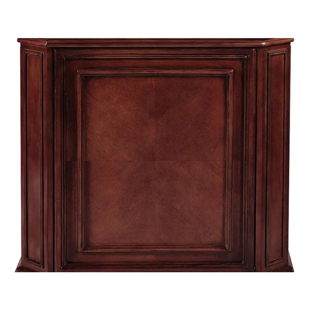 Ram Game Room Bar Cabinet W/ Spindle - English Tudor - BRCB1 ET - Backyard Provider